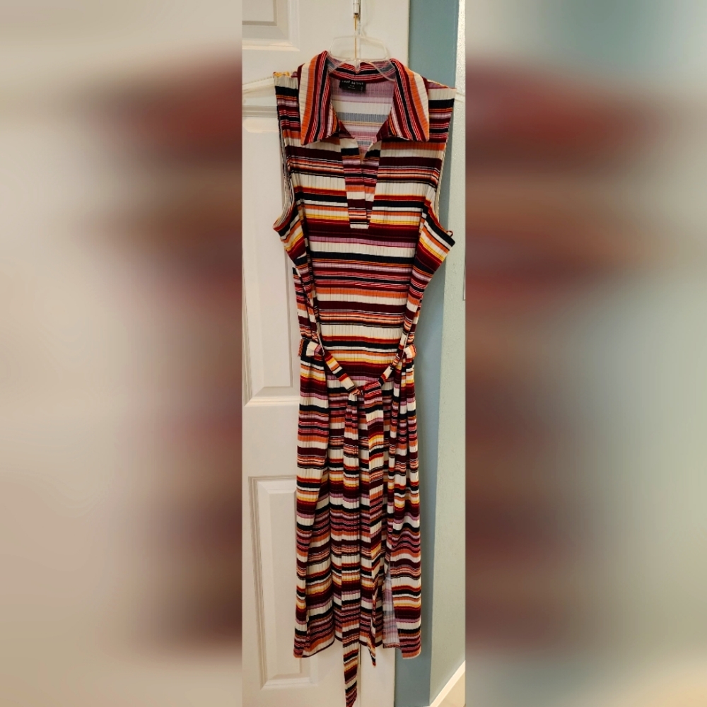Causal  dress, stripped, size 22/24 from Lane bryant long length above ankles